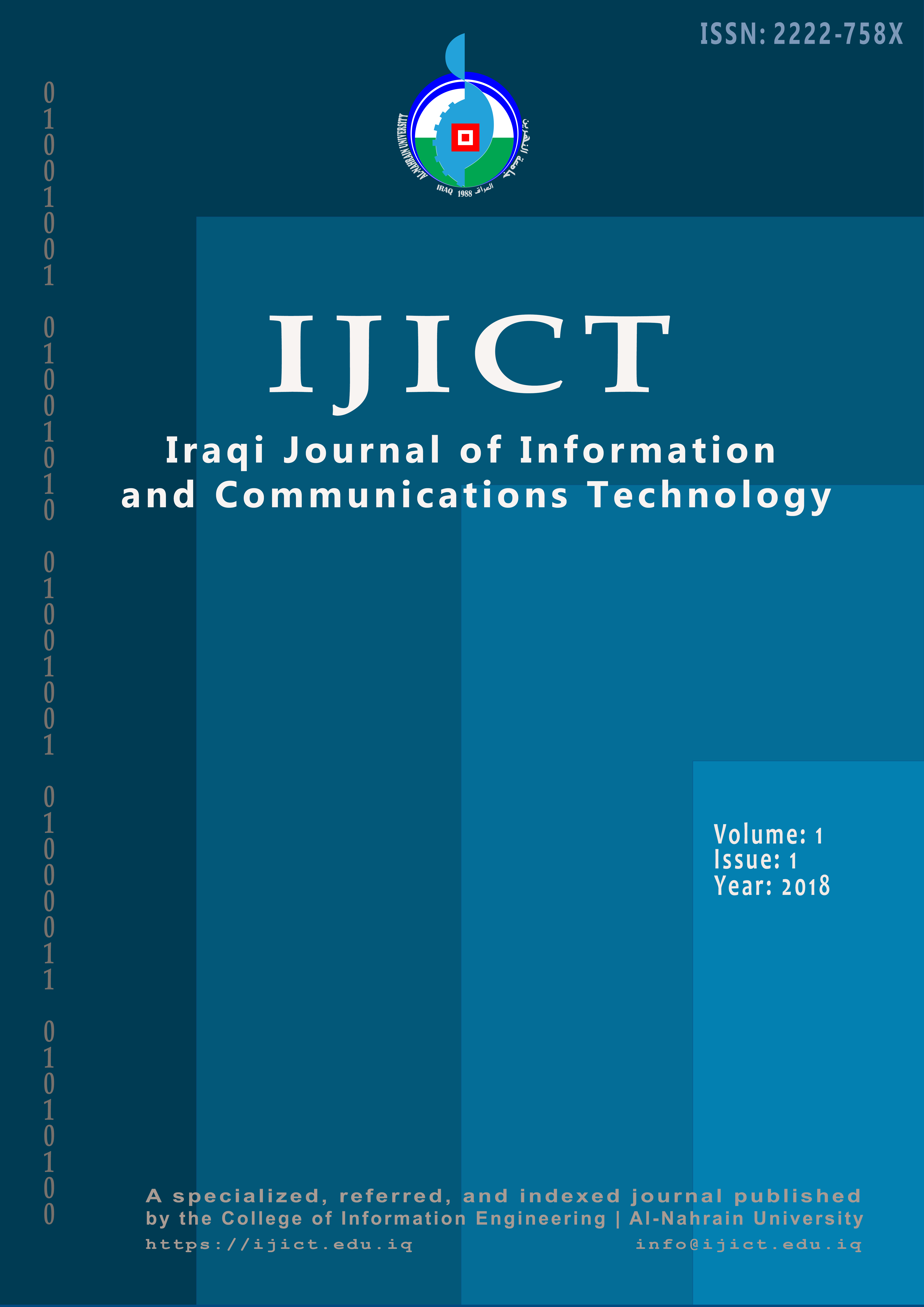 Vol. 1, Issue 1, 2018, Iraqi Journal of Information and Communications Technology