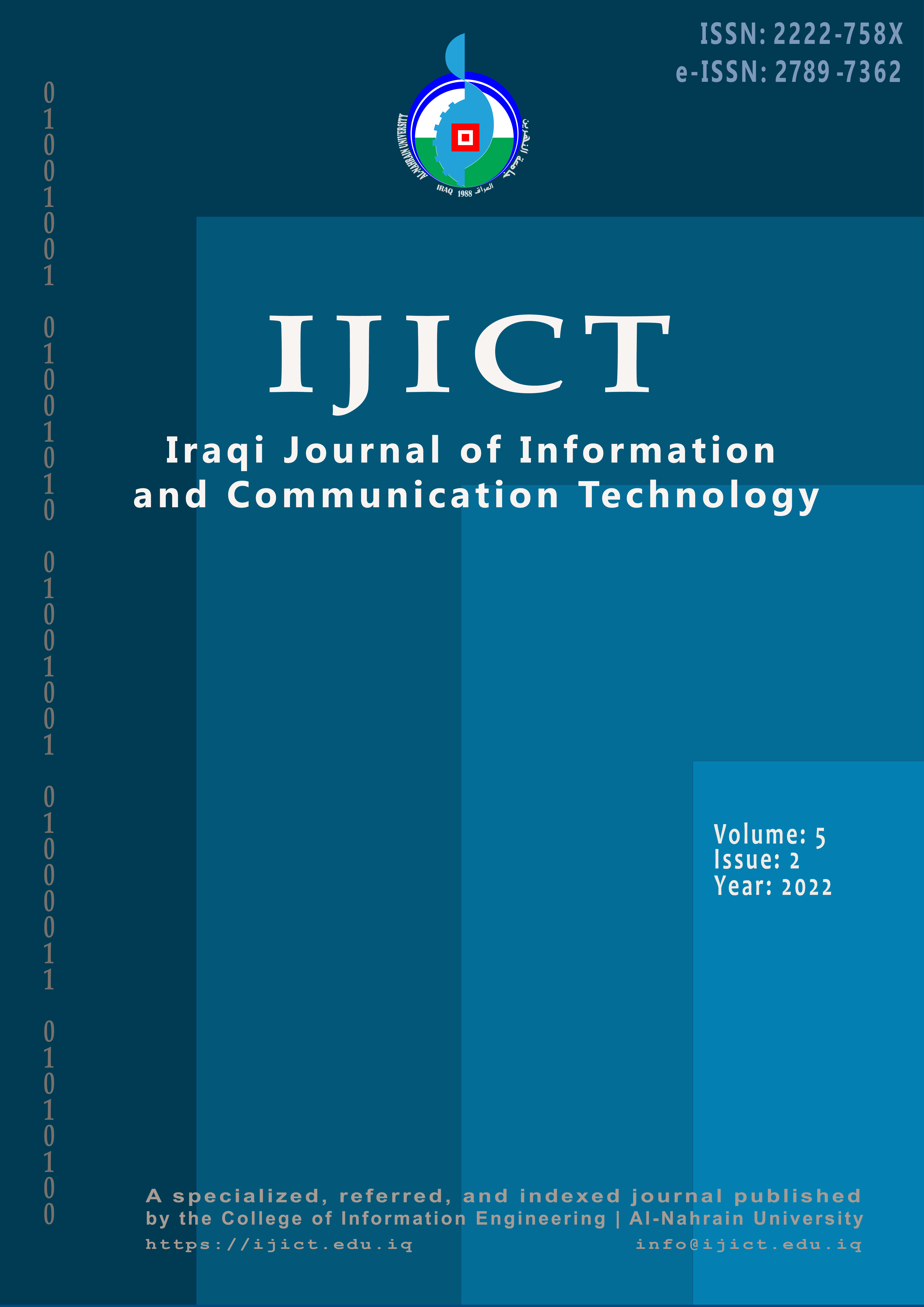 					View Vol. 5 No. 2 (2022): Iraqi Journal of Information and Communication Technology
				